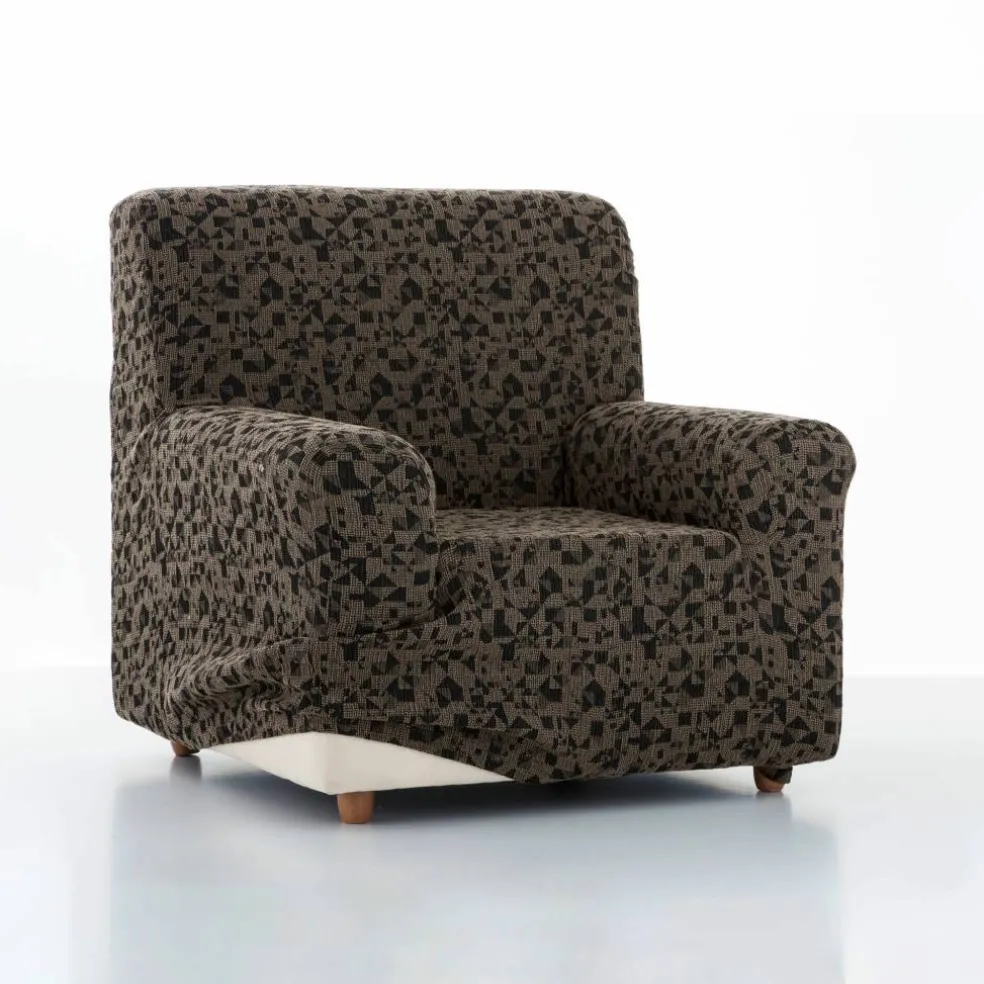 Housse de canapé extensible, motif tacheté graphique