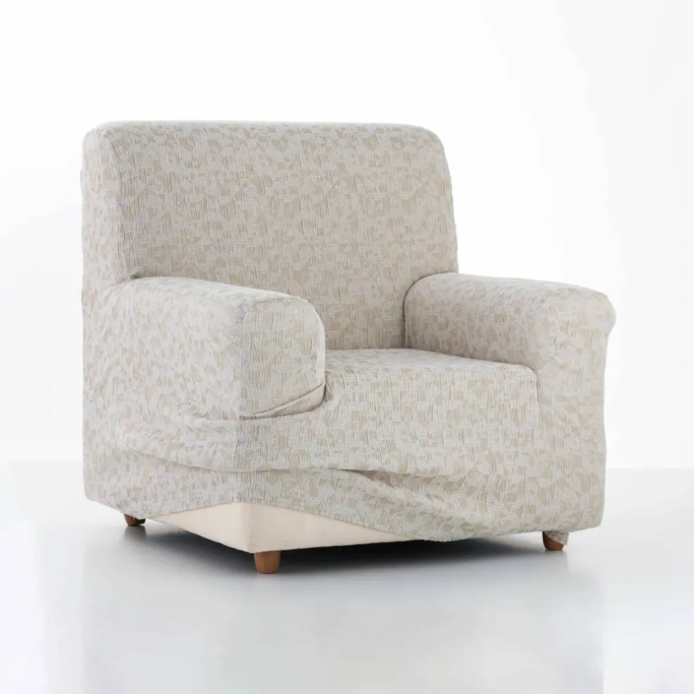 Housse de canapé extensible, motif tacheté graphique
