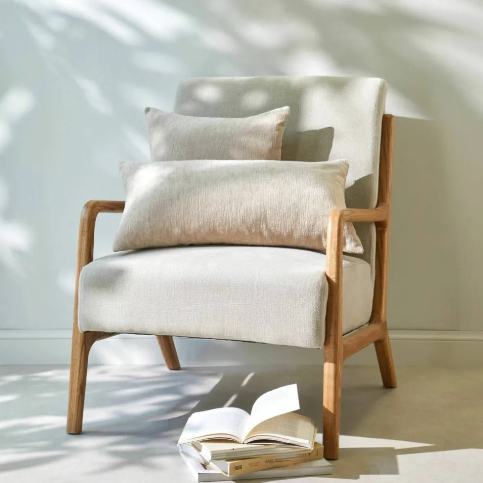 Housse de coussin chenille - lot de 2
