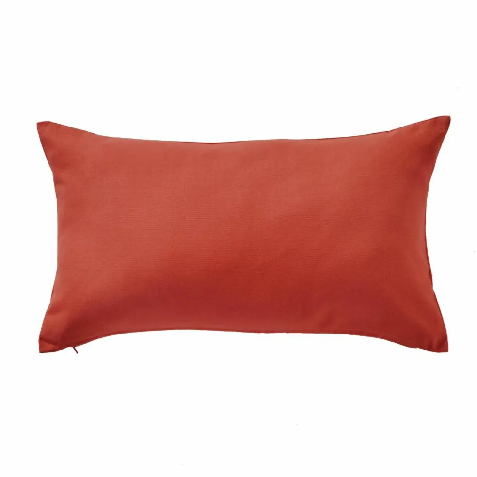 Housse de coussin unie bachette - lot de 2