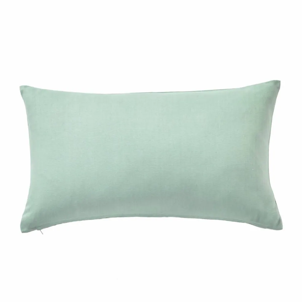 Housse de coussin unie bachette - lot de 2