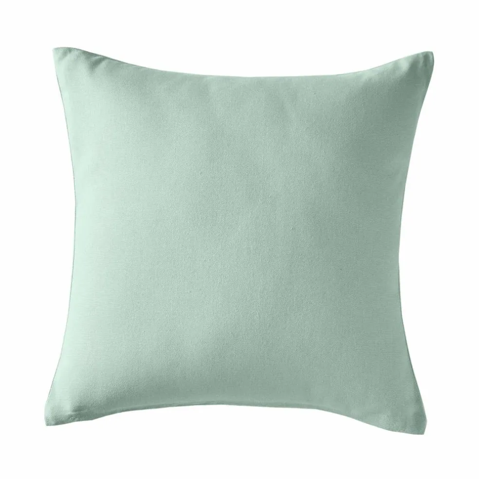 Housse de coussin unie bachette - lot de 2