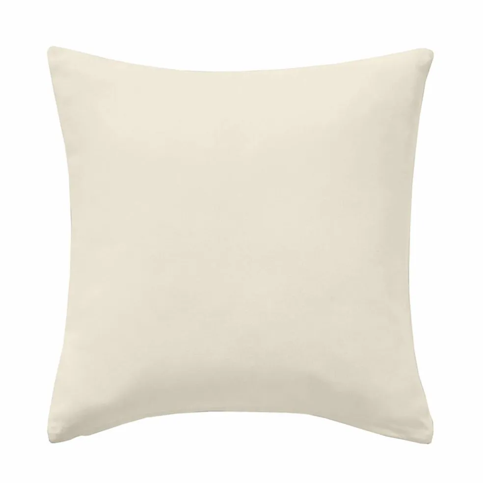 Housse de coussin unie bachette - lot de 2