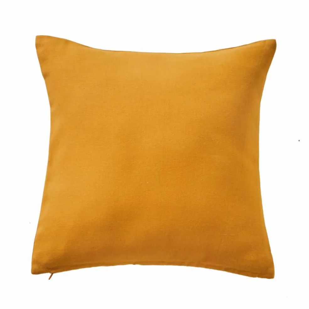 Housse de coussin unie bachette - lot de 2