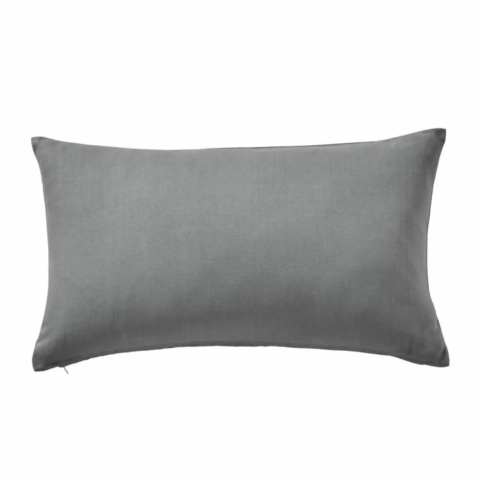 Housse de coussin unie bachette - lot de 2