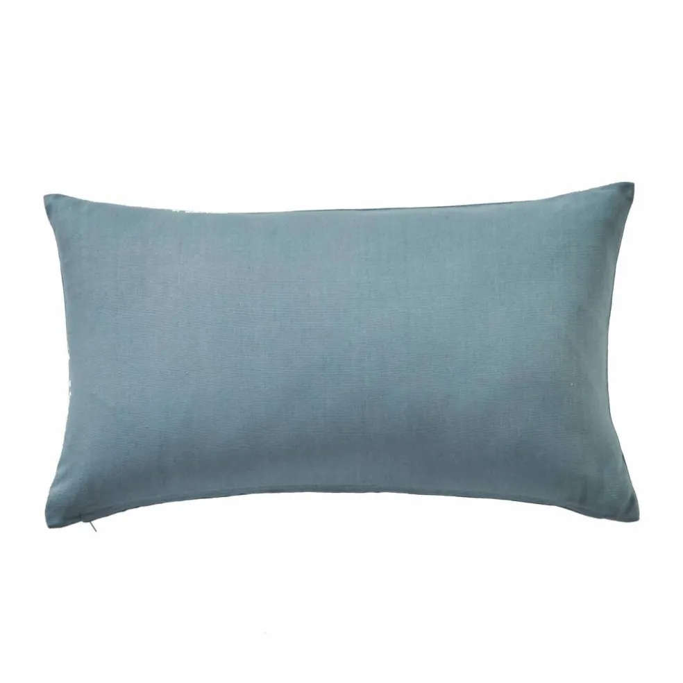 Housse de coussin unie bachette - lot de 2