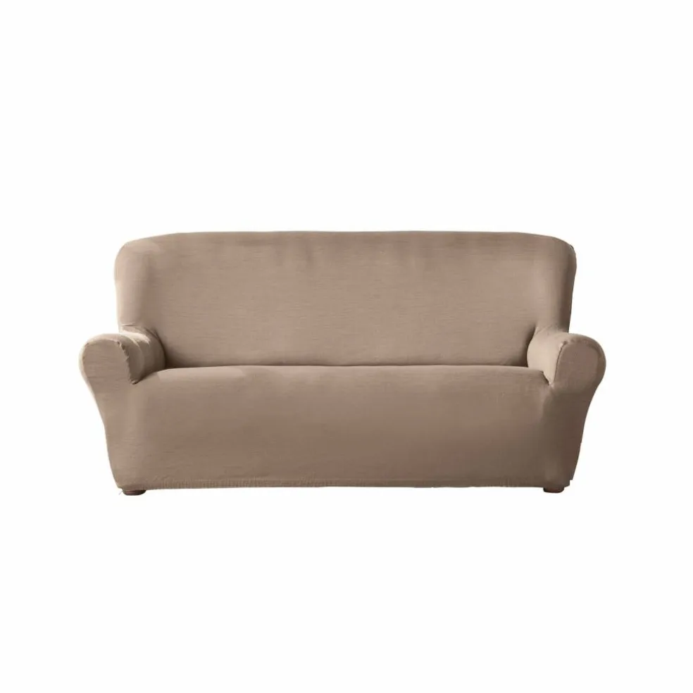 Housse extensible unie canapé fauteuil accoudoirs