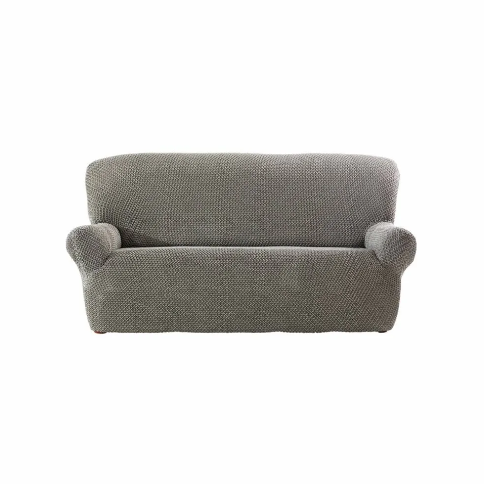 Housse texturée bi-extensible spéciale canapé fauteuil à accoudoirs