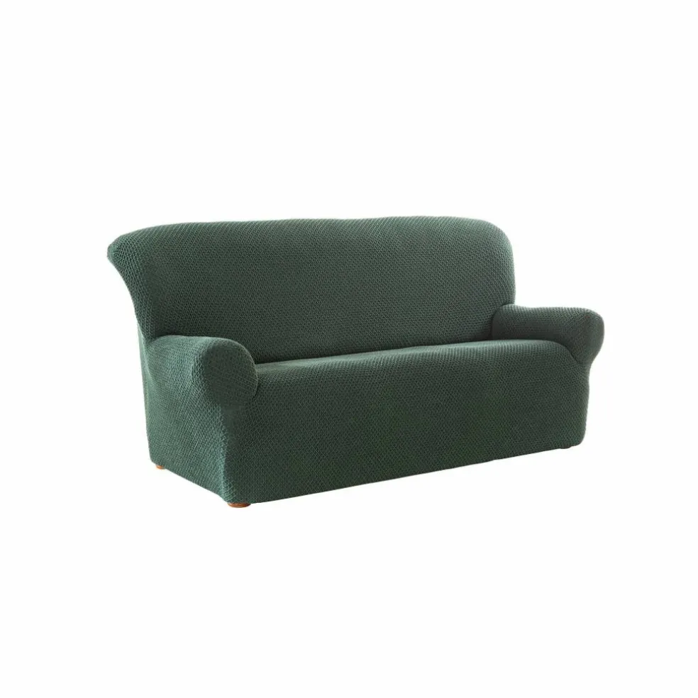 Housse texturée bi-extensible spéciale canapé fauteuil à accoudoirs