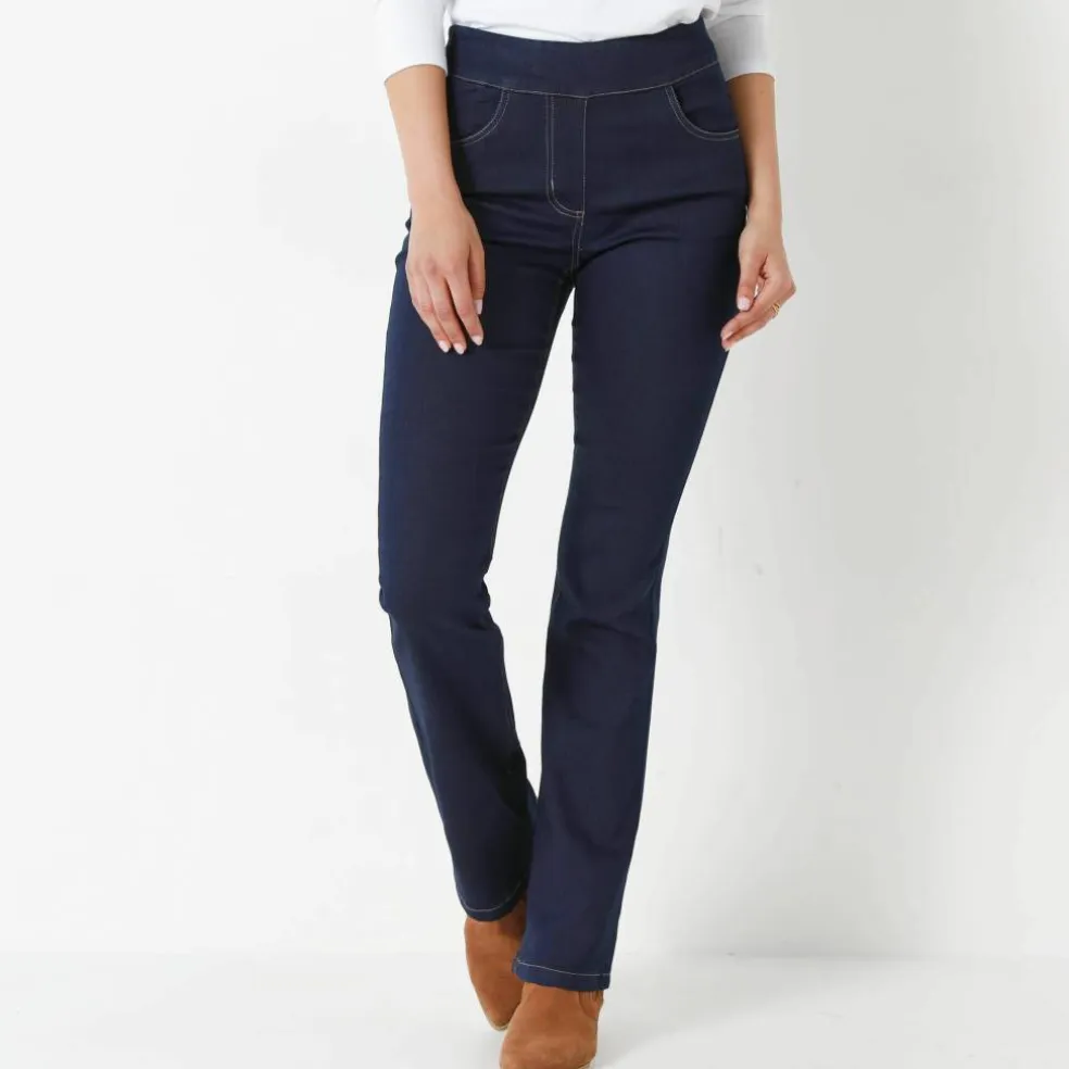 Jean bootcut ultra confort, grande stature