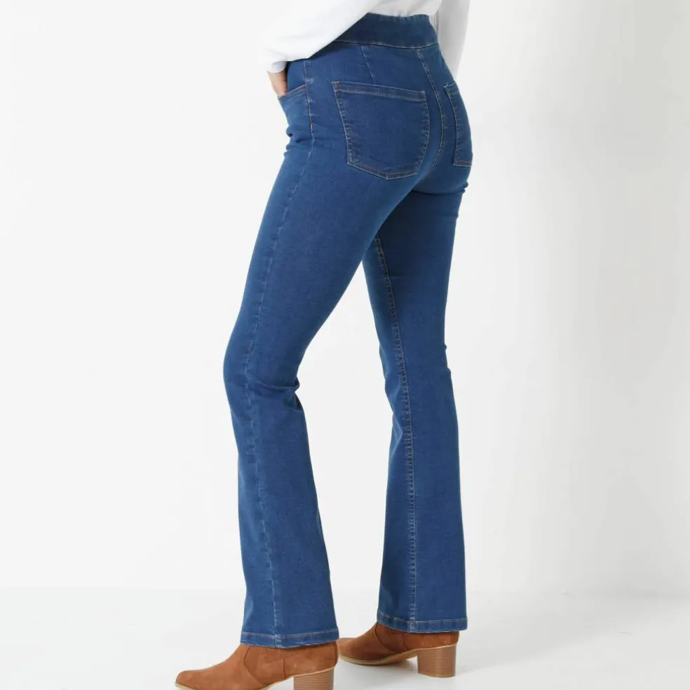 Jean bootcut ultra confort, grande stature