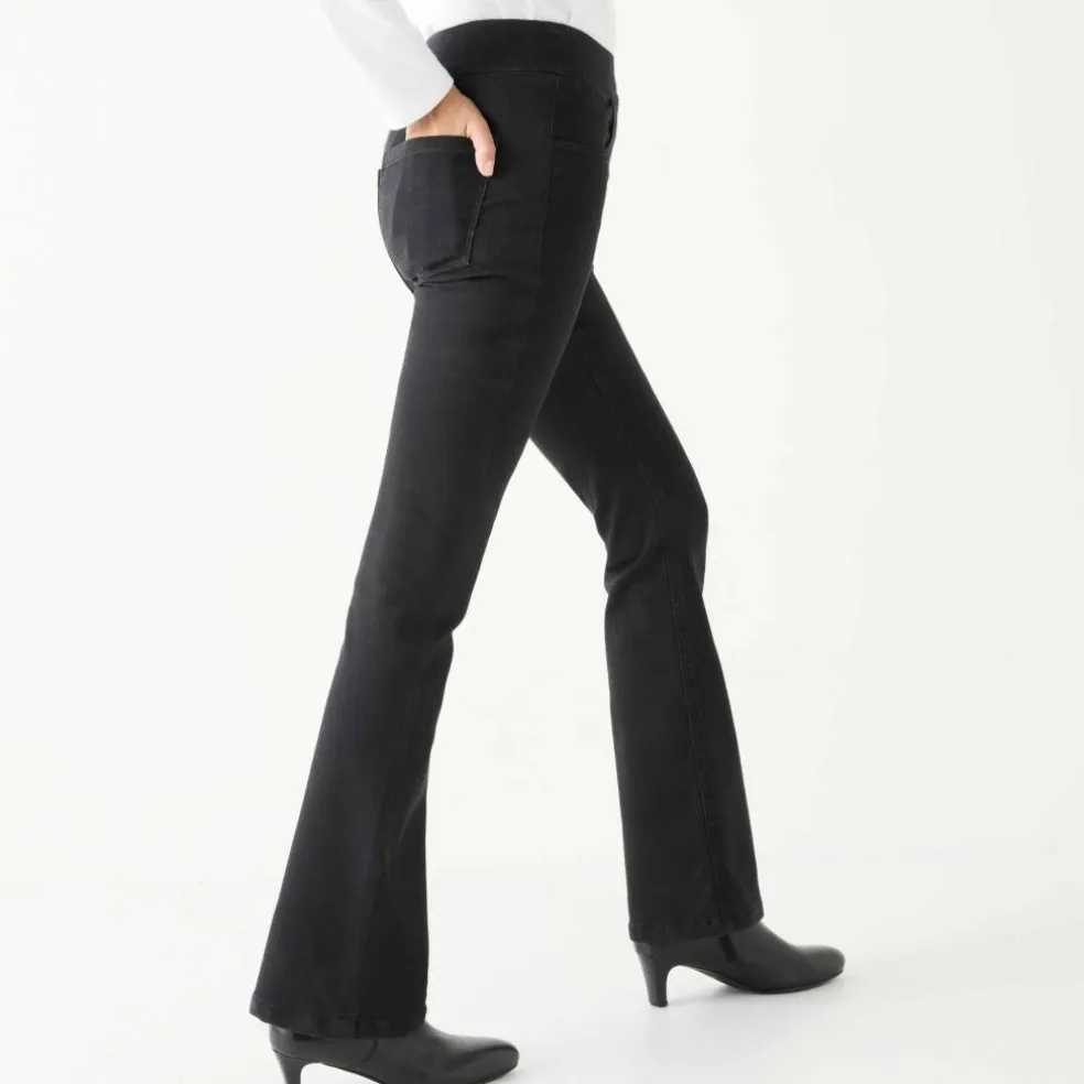 Jean bootcut ultra confort, petite stature
