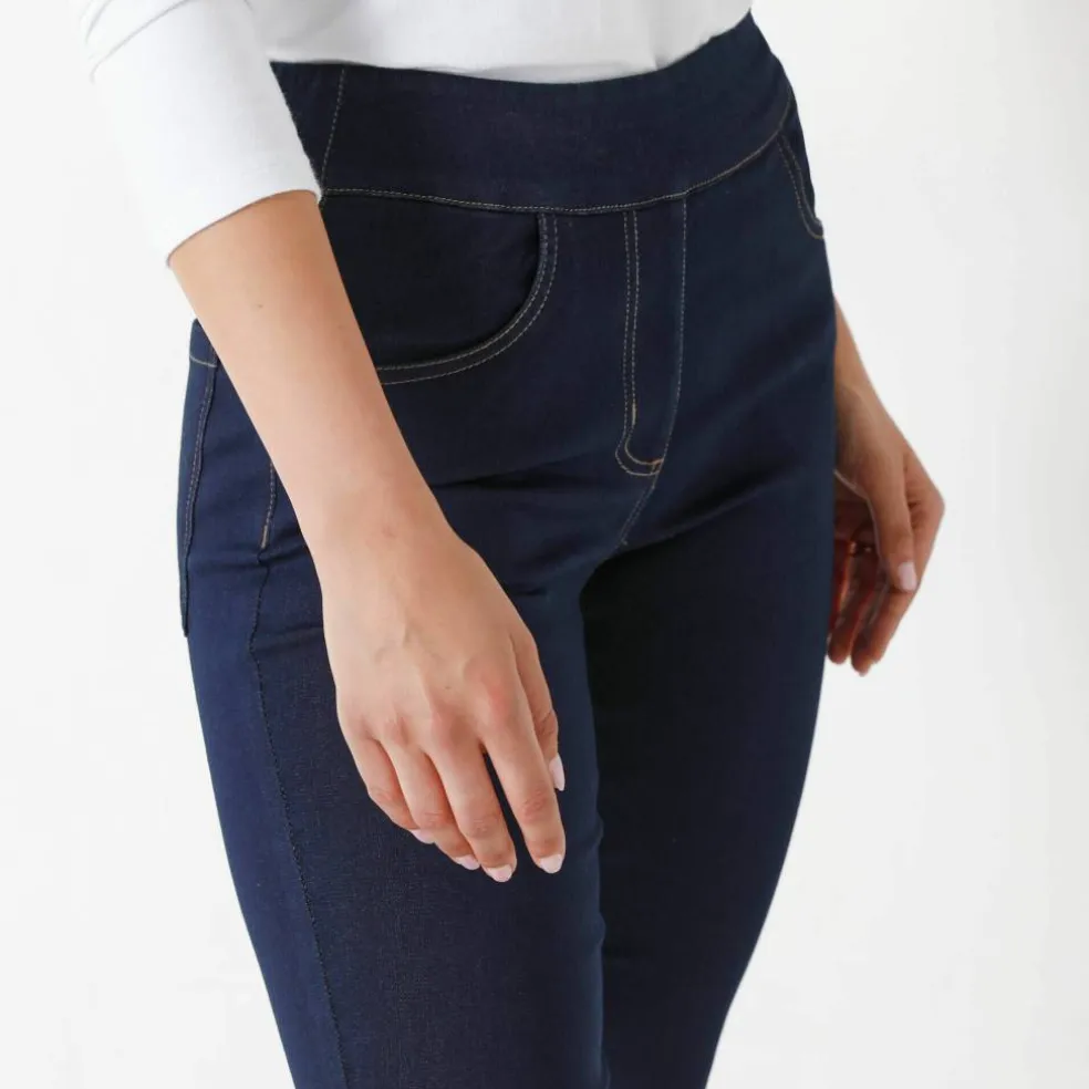 Jean bootcut ultra confort, petite stature
