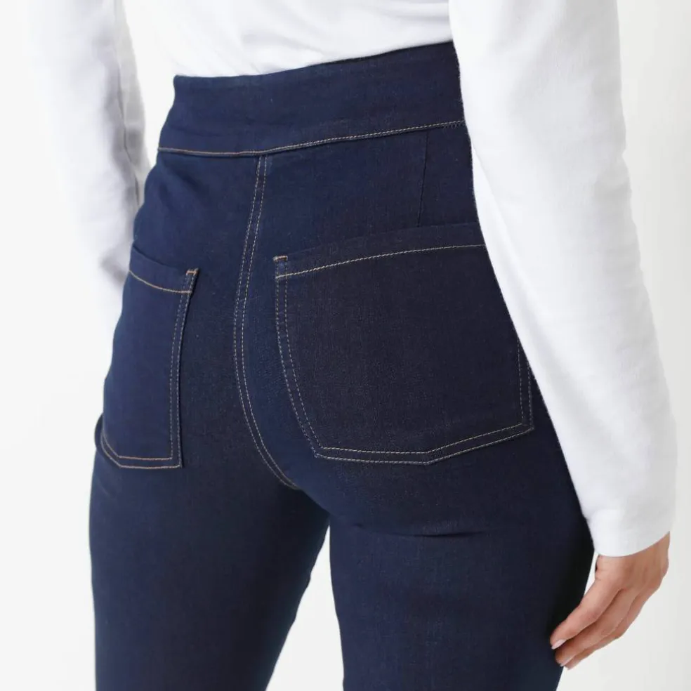 Jean bootcut ultra confort, petite stature