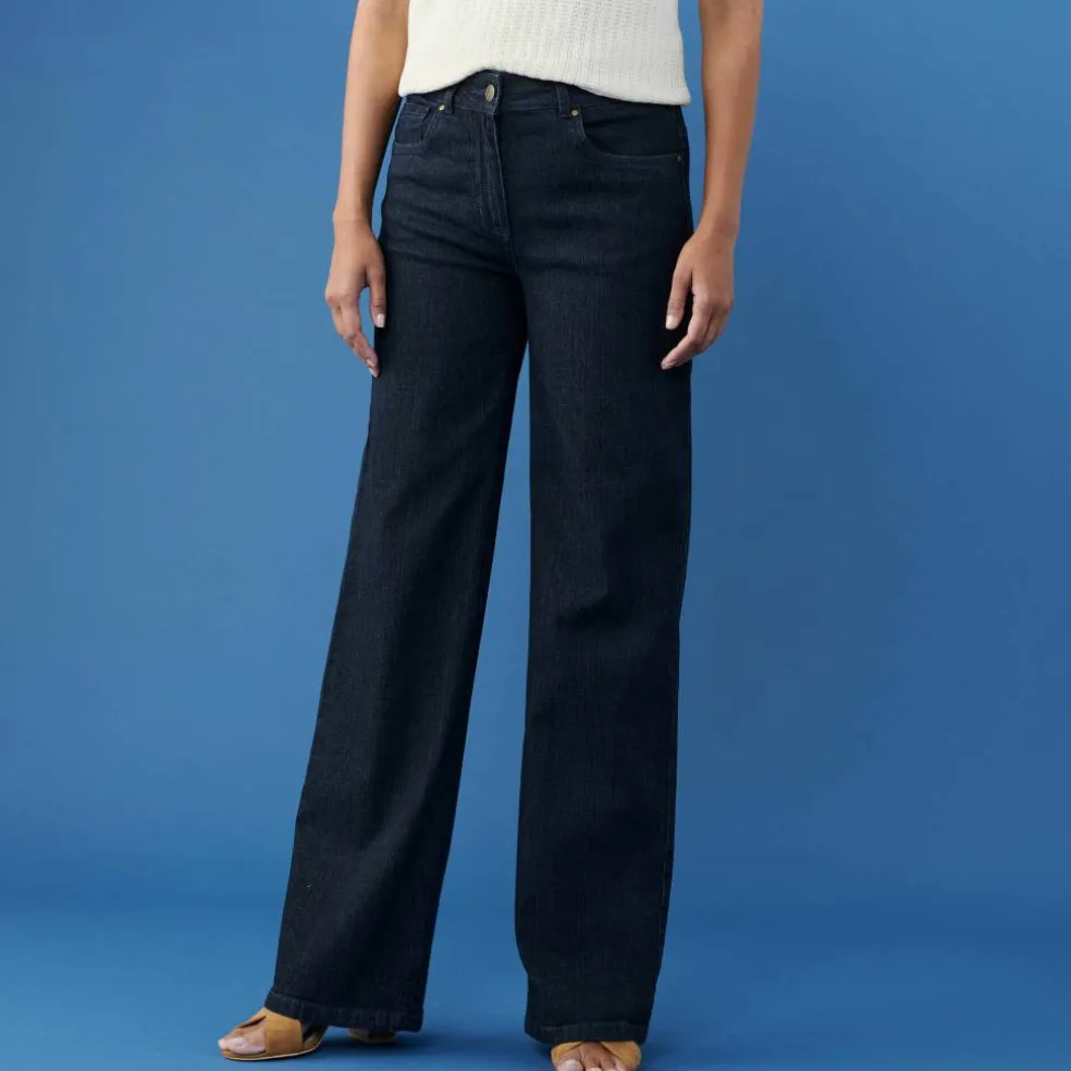 Jean coupe large stretch, grande stature