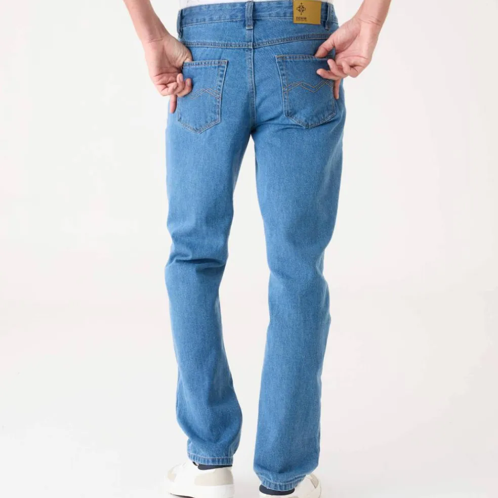 Jean droit basique 100% coton - L32