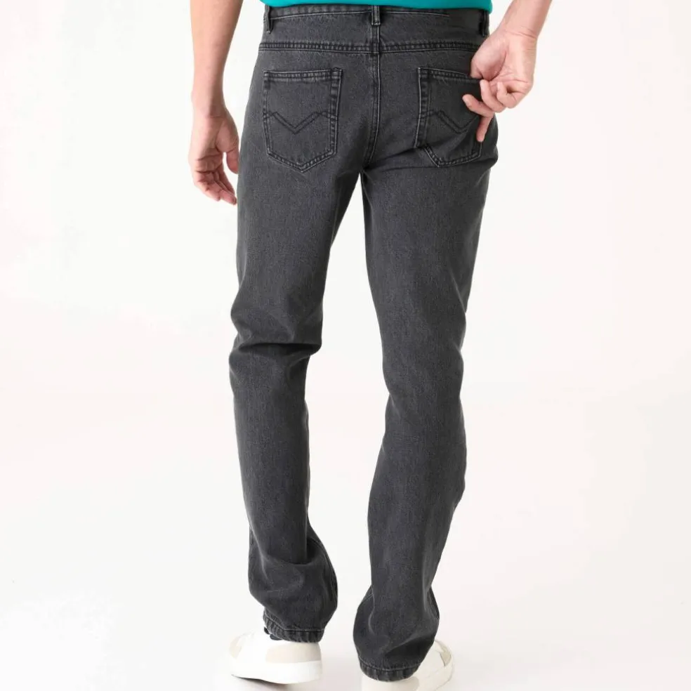Jean droit basique 100% coton - L32