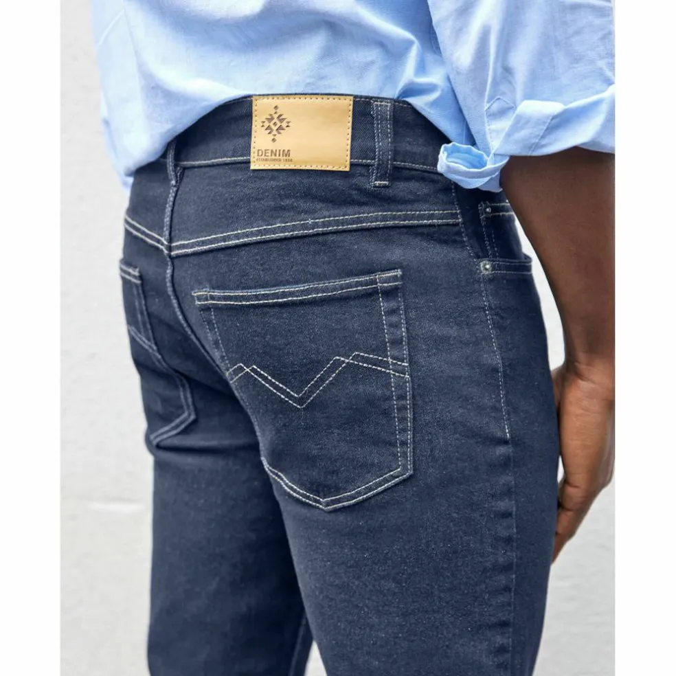 Jean droit basique coton stretch - L32