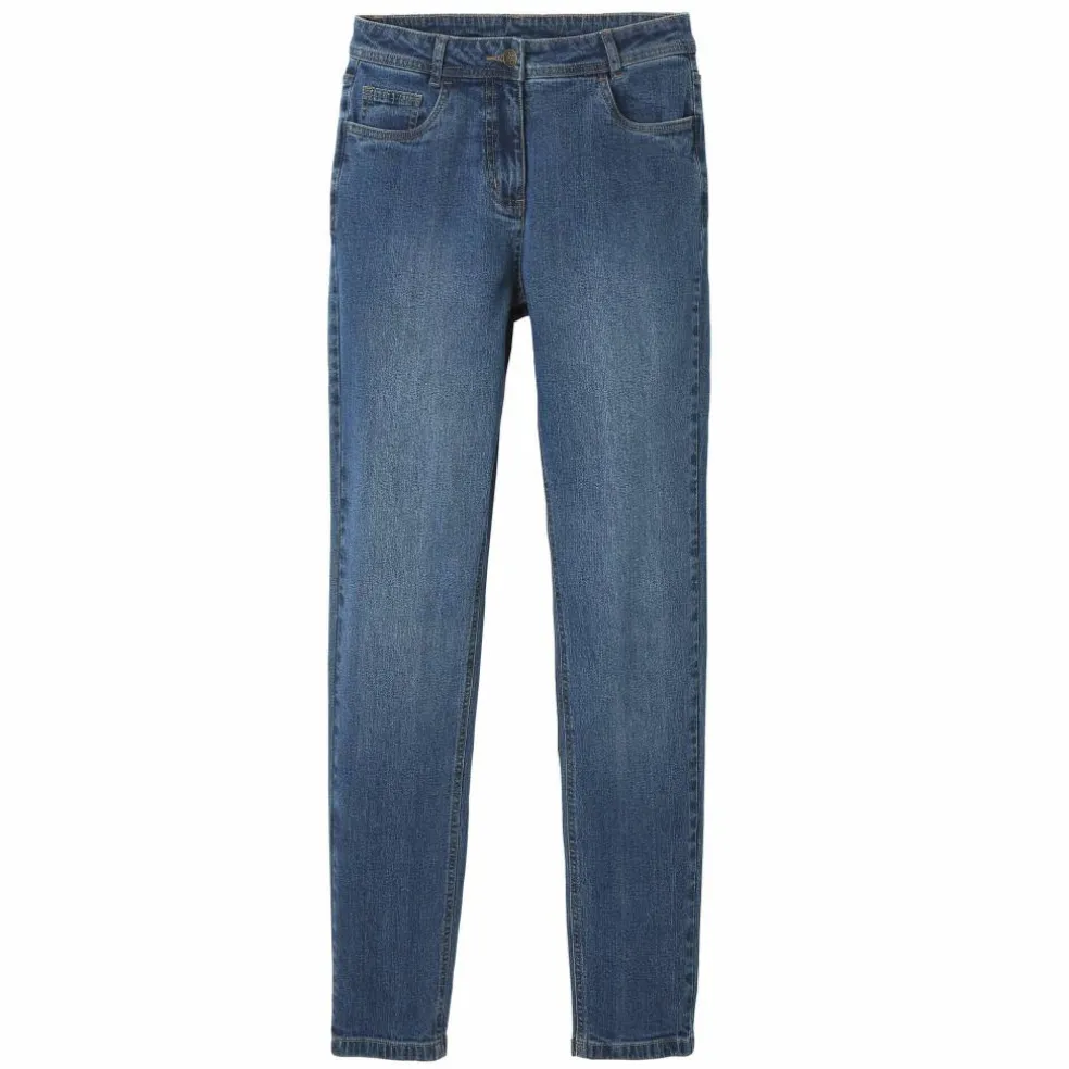 Jean slim taille haute, grande stature