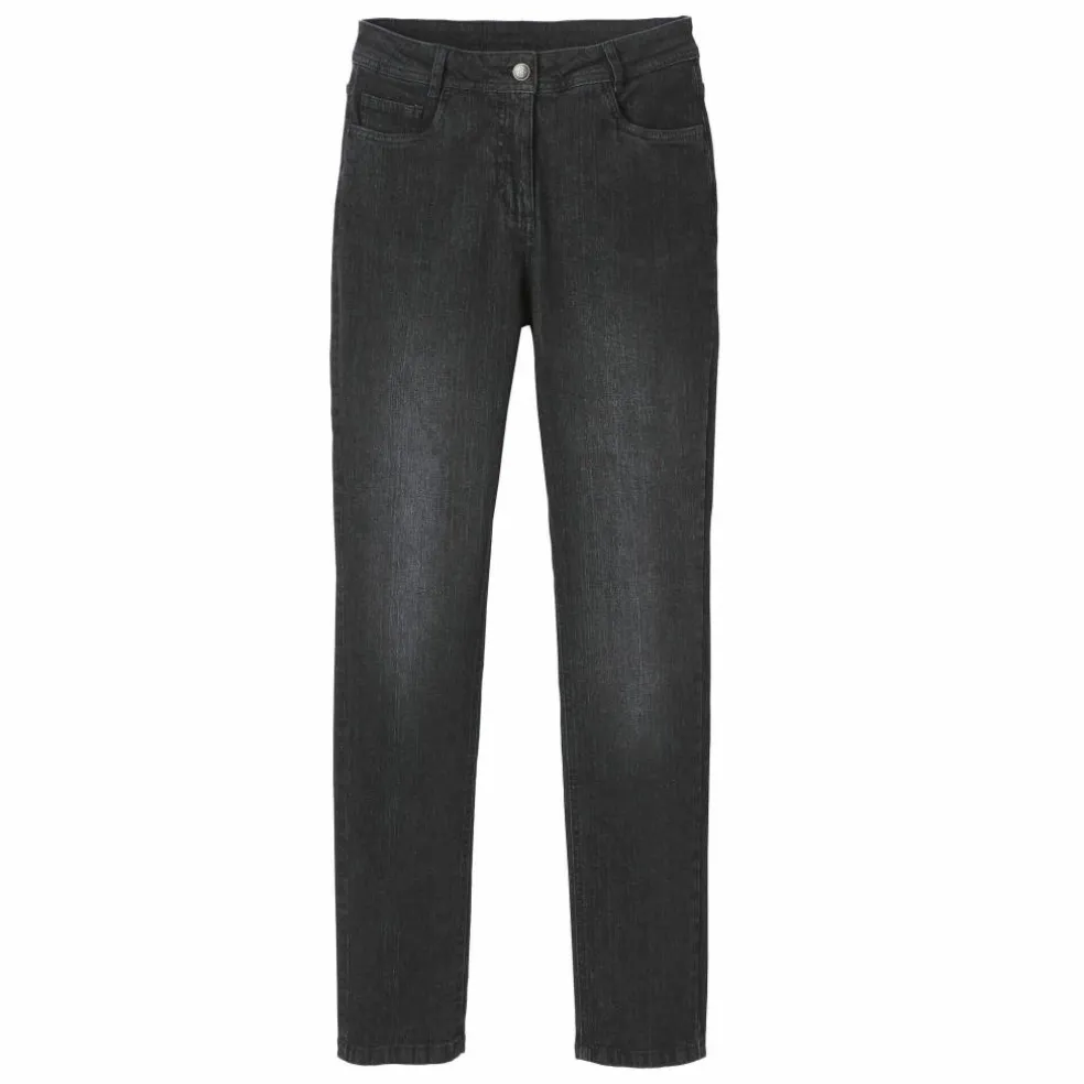 Jean slim taille haute, grande stature