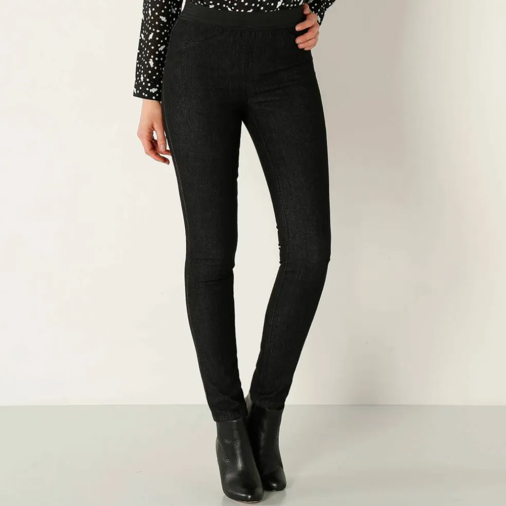 Jegging denim taille élastiquée - petite stature