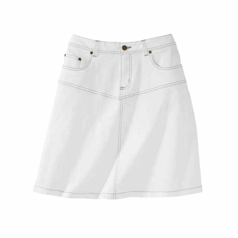 Jupe courte en jean