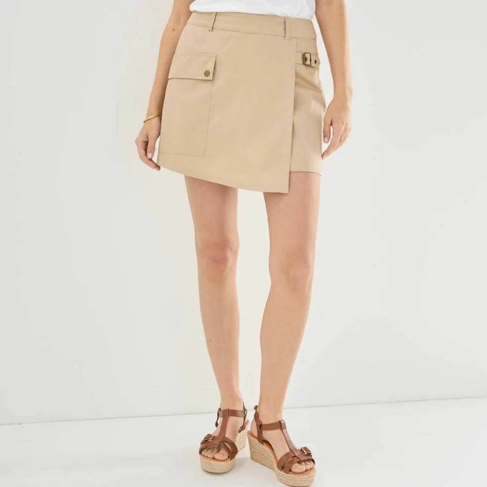 Jupe-short effet portefeuille