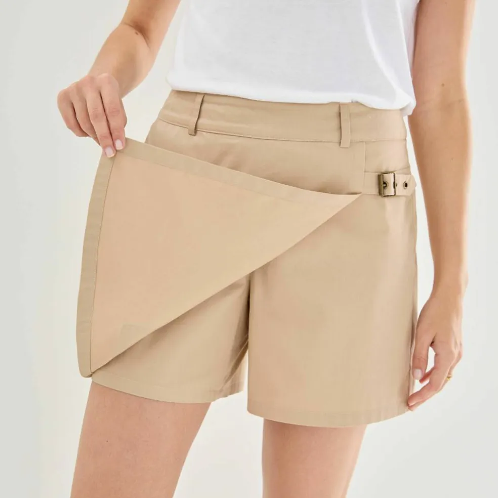 Jupe-short effet portefeuille