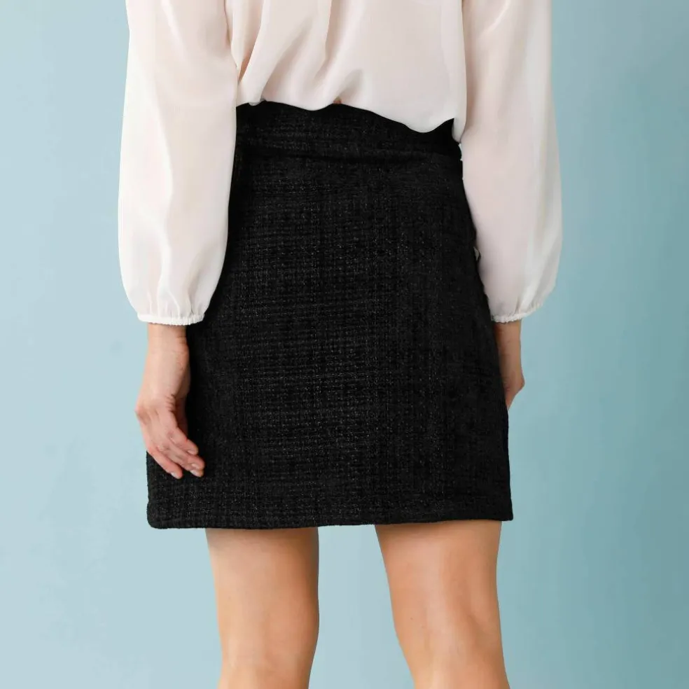 Jupe tweed spécial Petites unie