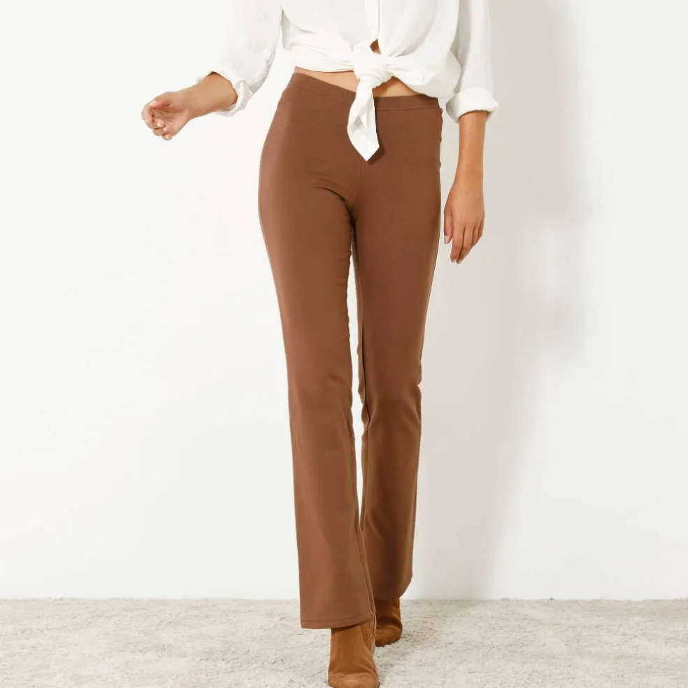 Legging bootcut, molleton chaud