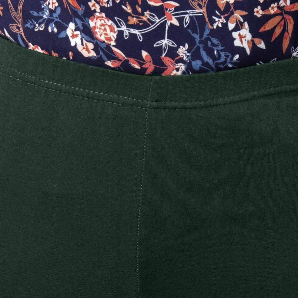 Legging bootcut uni, taille élastiquée