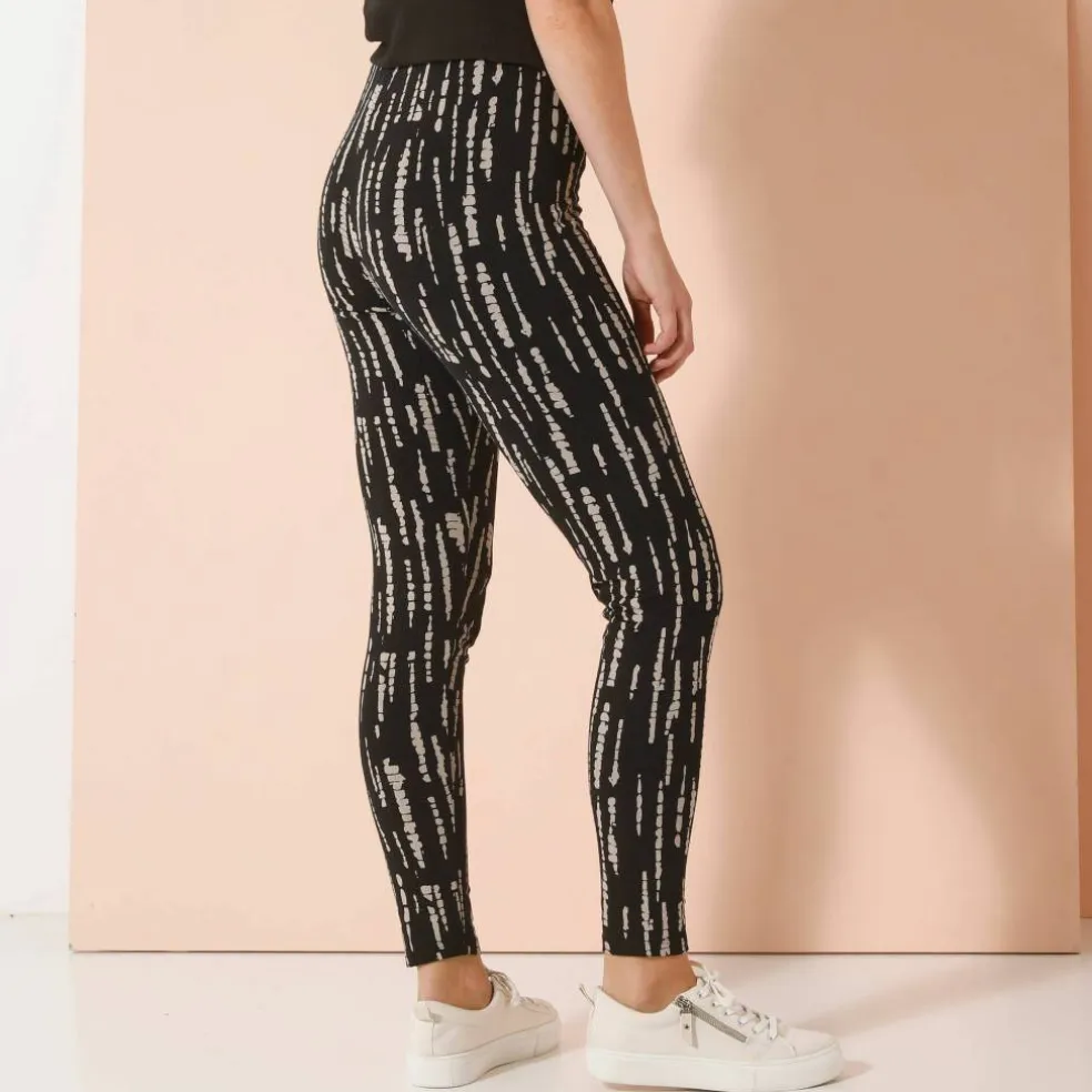 Legging imprimé, taille élastiquée