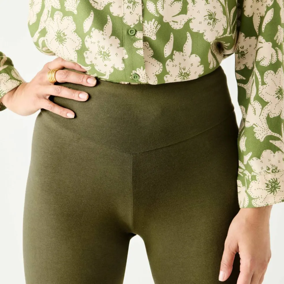 Legging taille haute, ventre plat