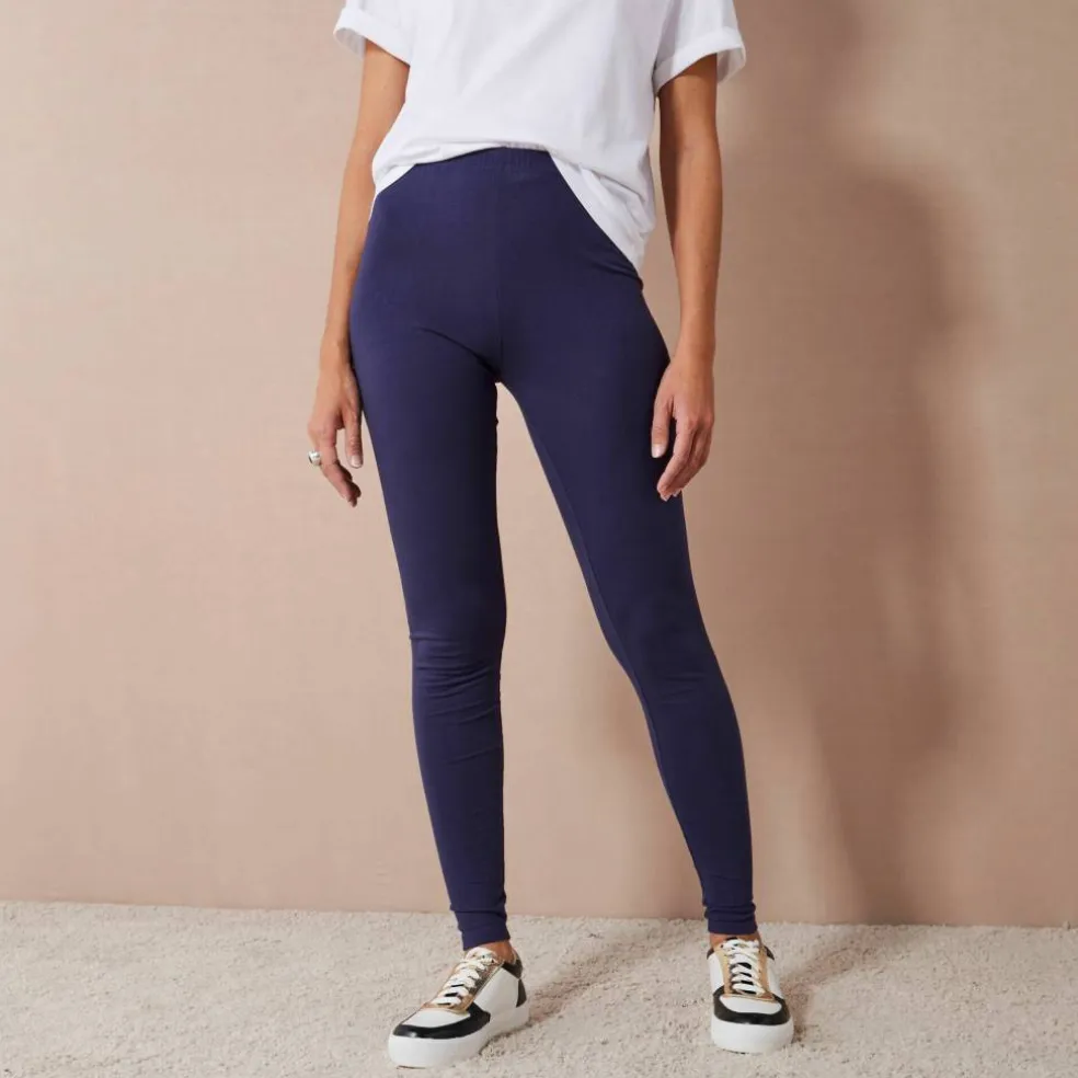Legging uni maille jersey