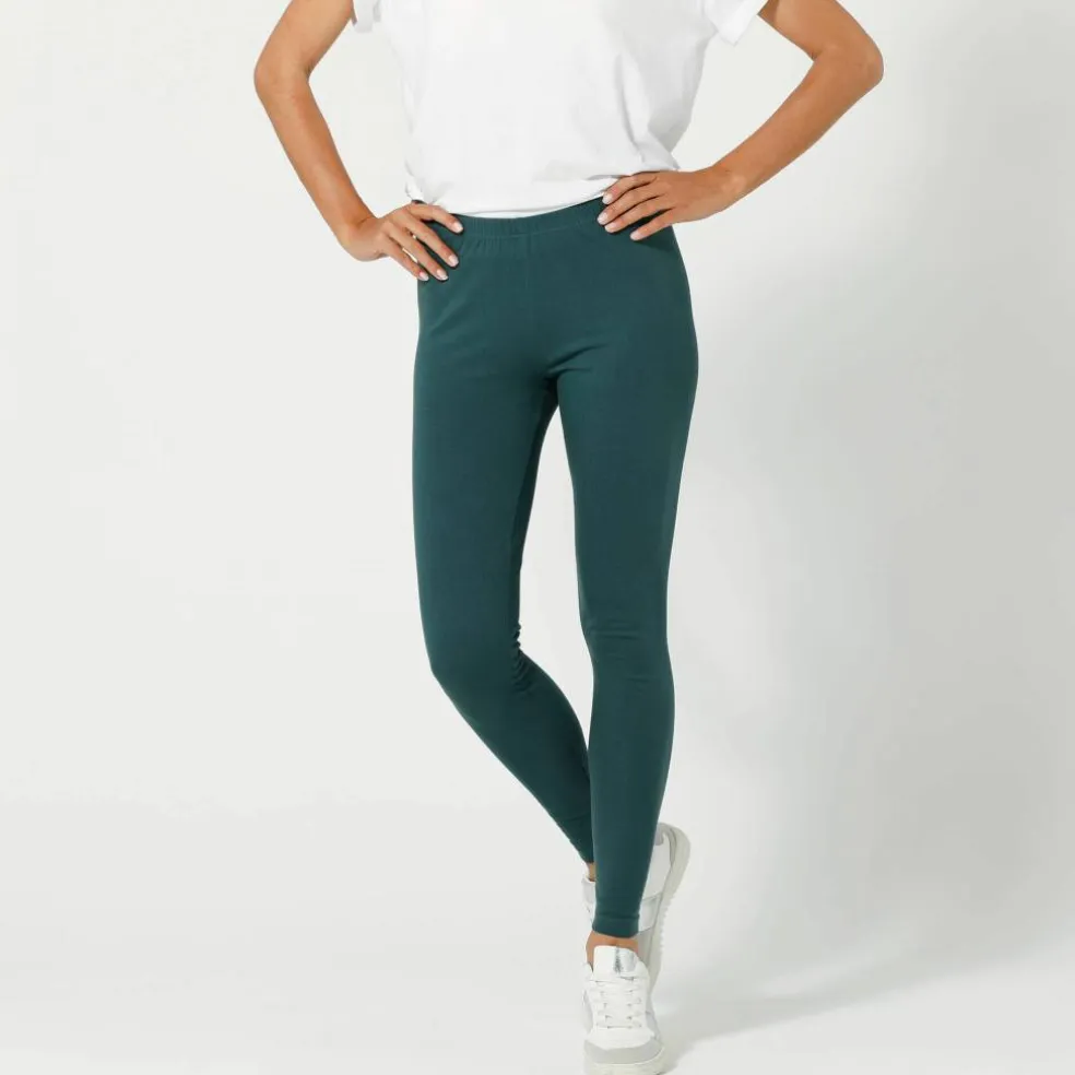 Legging uni maille jersey