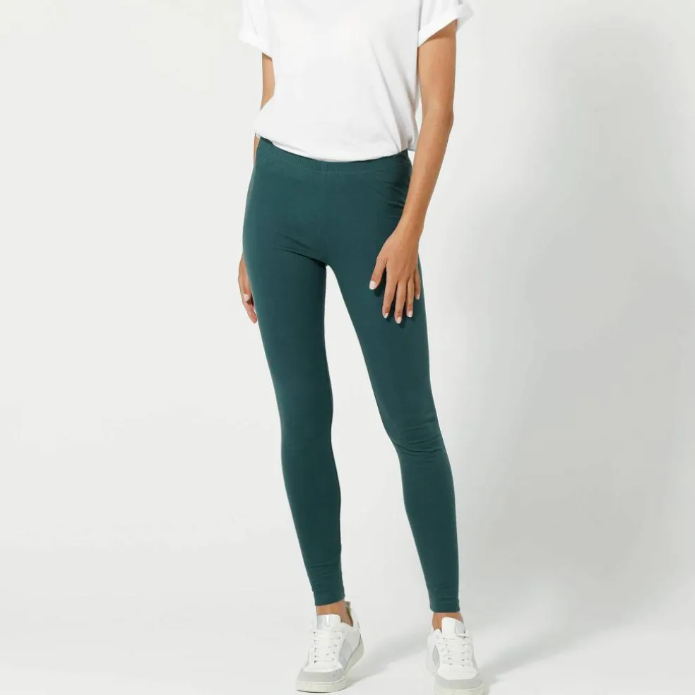 Legging uni maille jersey