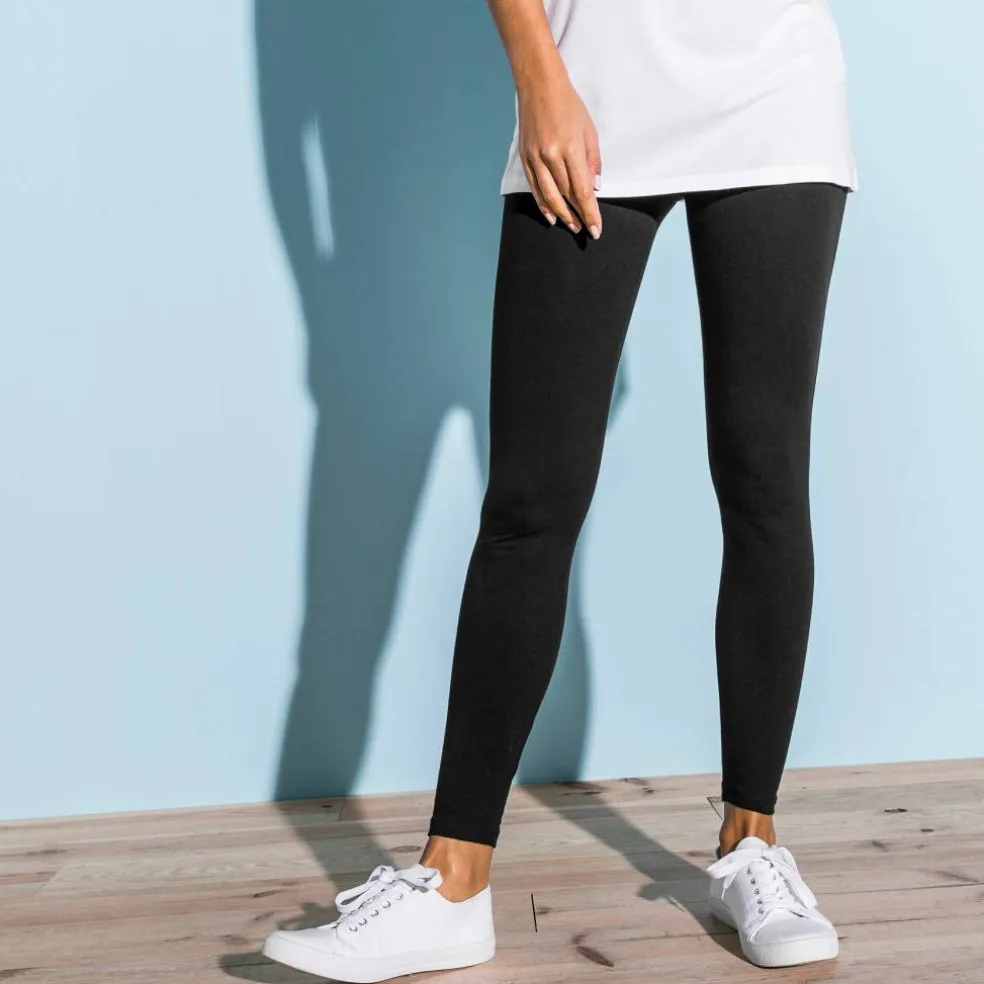 Legging uni maille jersey