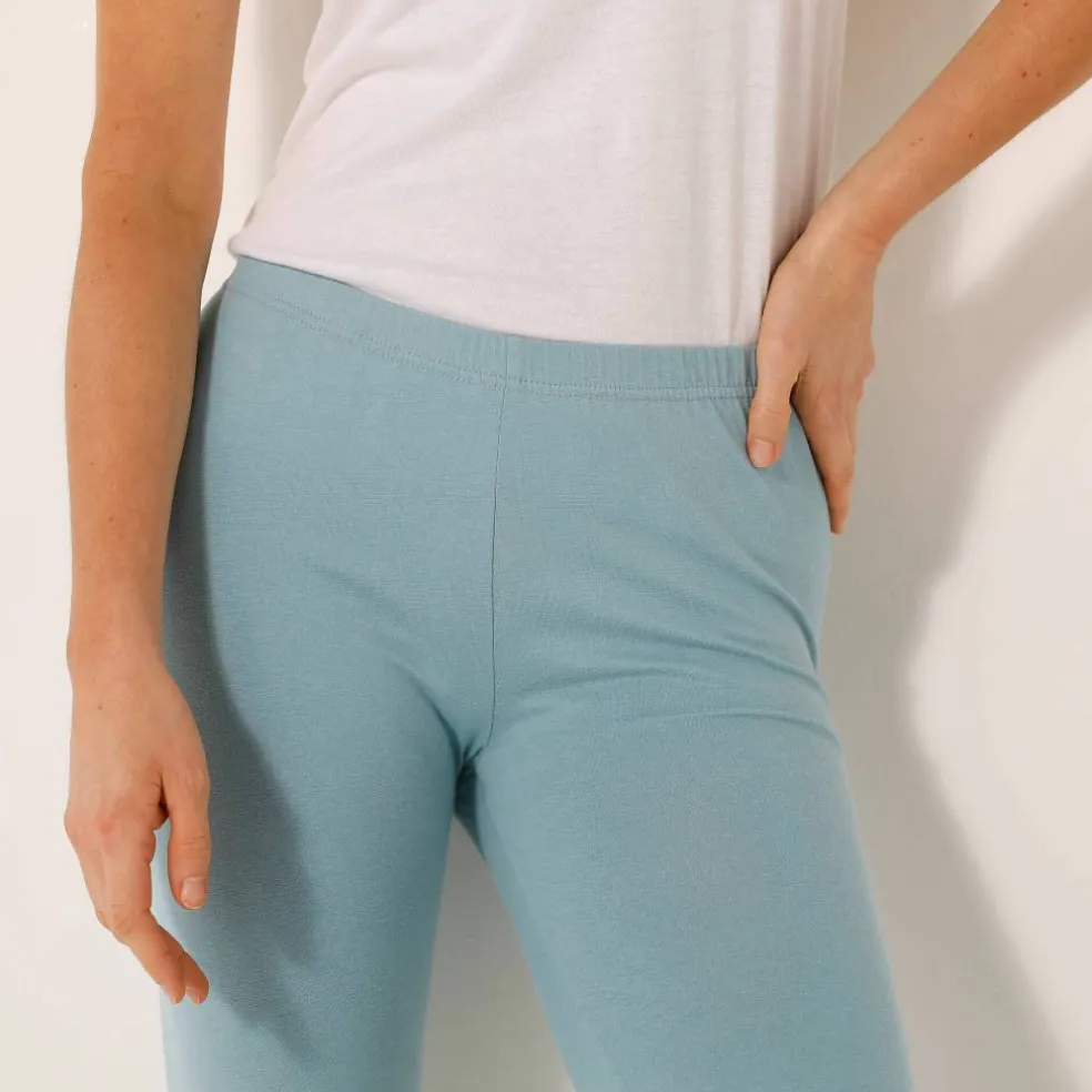 Legging uni maille jersey