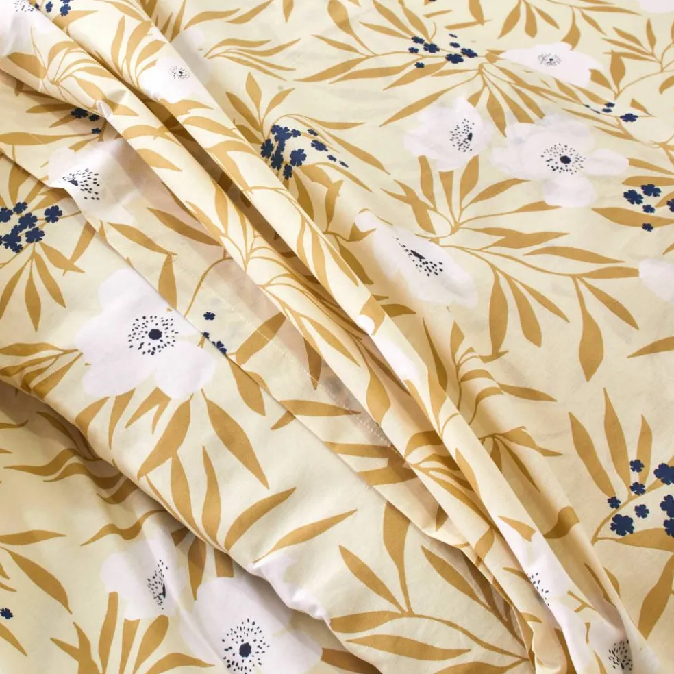 Linge de lit Anna en coton imprimé