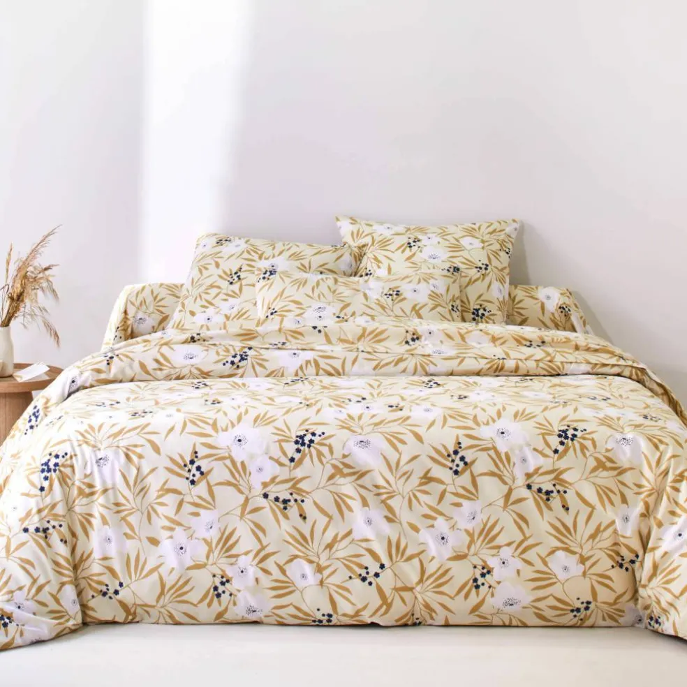 Linge de lit Anna en coton imprimé