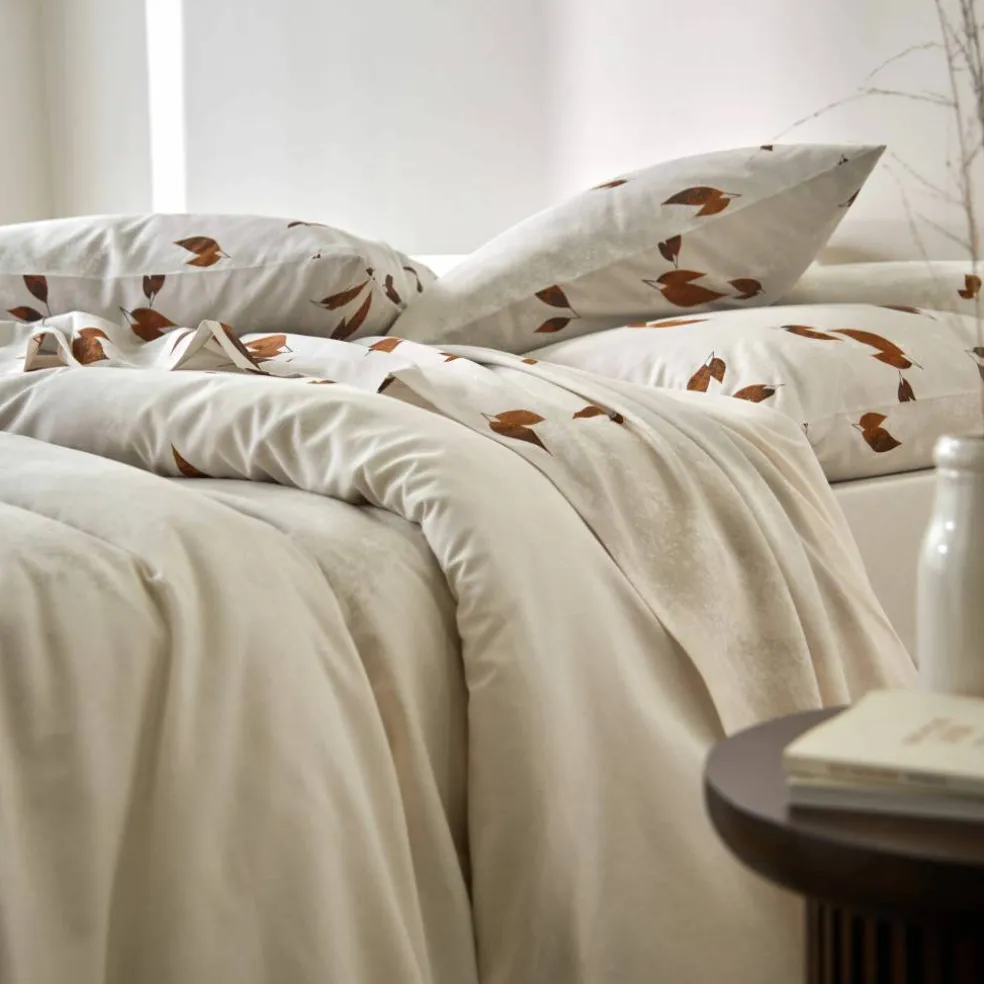 Linge de lit Automne en coton imprimé