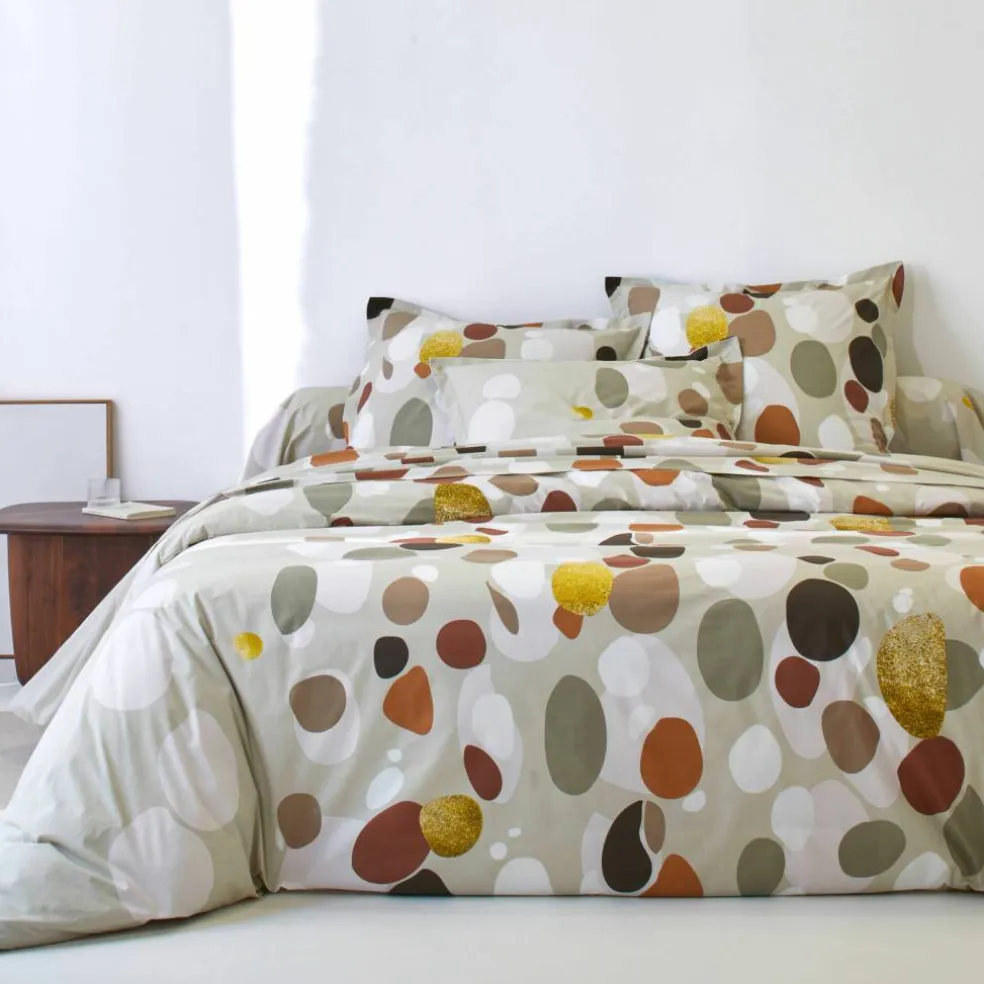 Linge de lit Bulles en coton imprimé