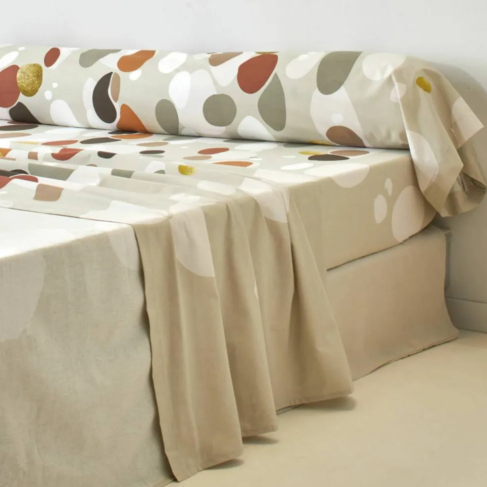 Linge de lit Bulles en coton imprimé