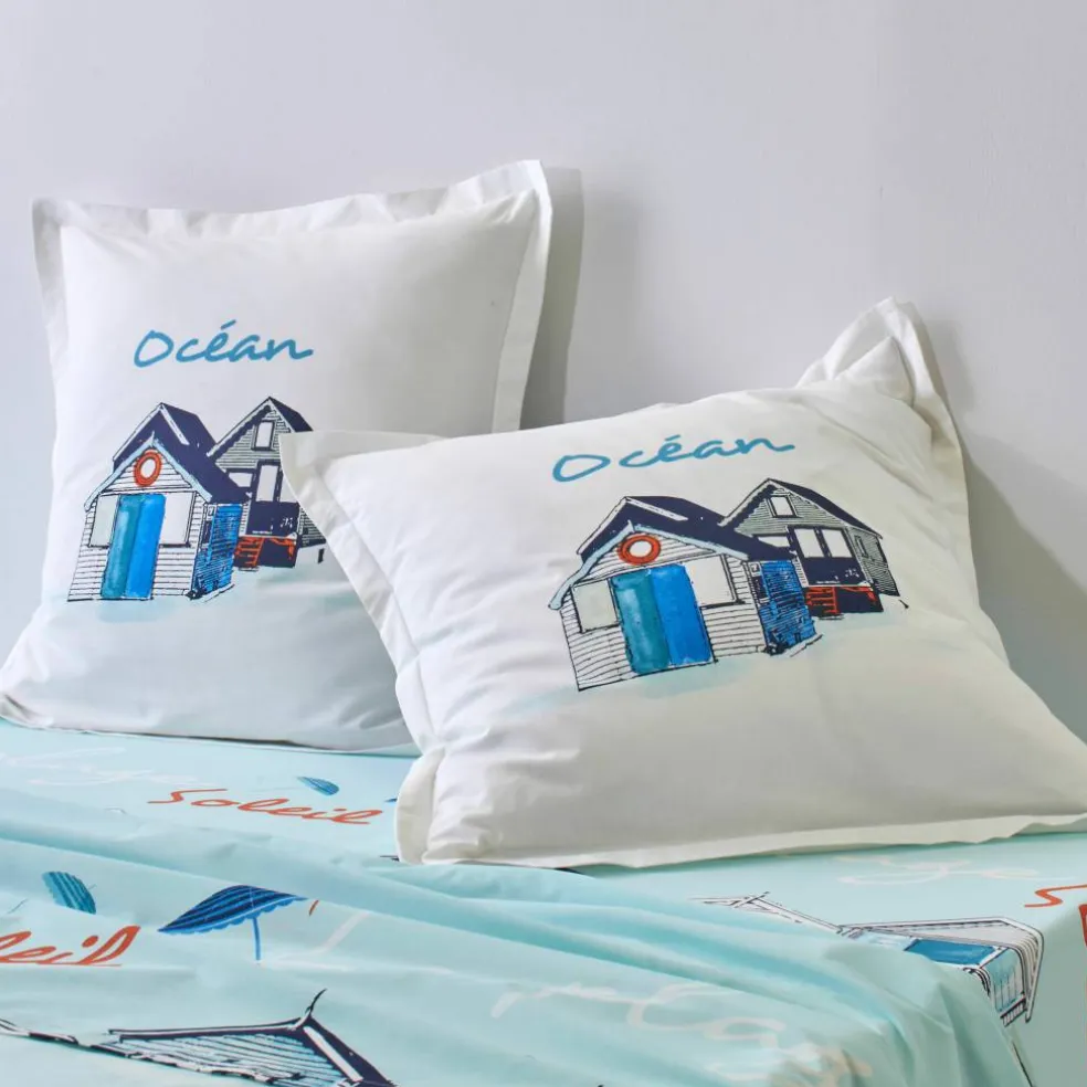 Linge de lit Cabine en coton imprimé