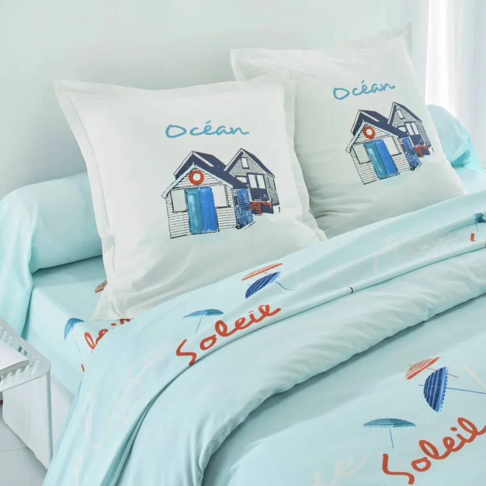 Linge de lit Cabine en coton imprimé