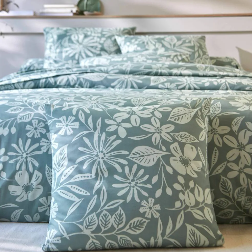 Linge de lit Céline en coton imprimé floral