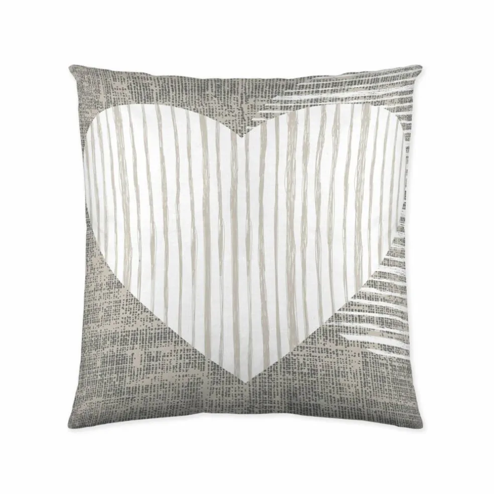 Linge de lit coeurs coton