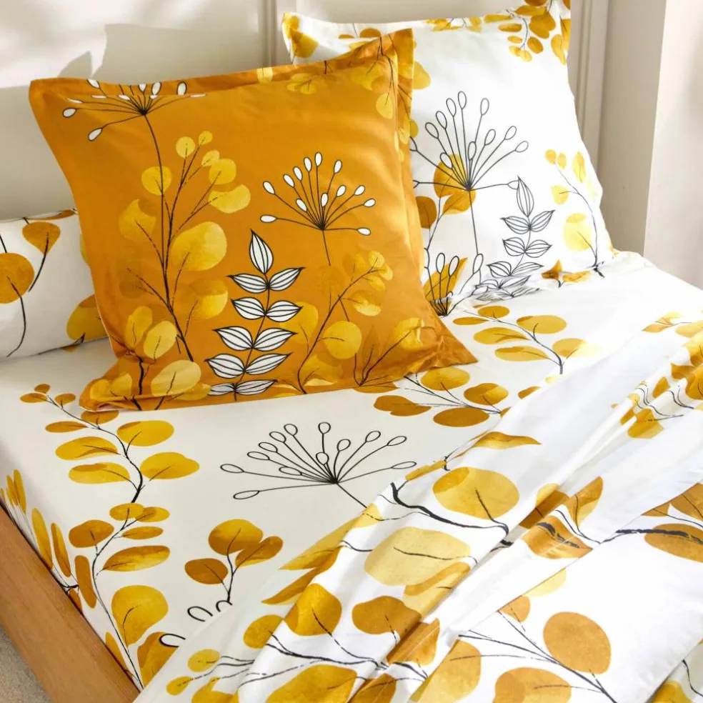 Linge de lit Danae en coton imprimé