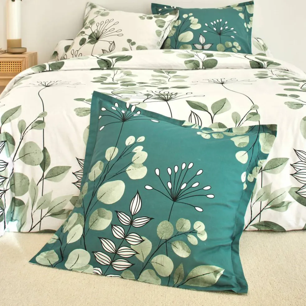 Linge de lit Danae en coton imprimé