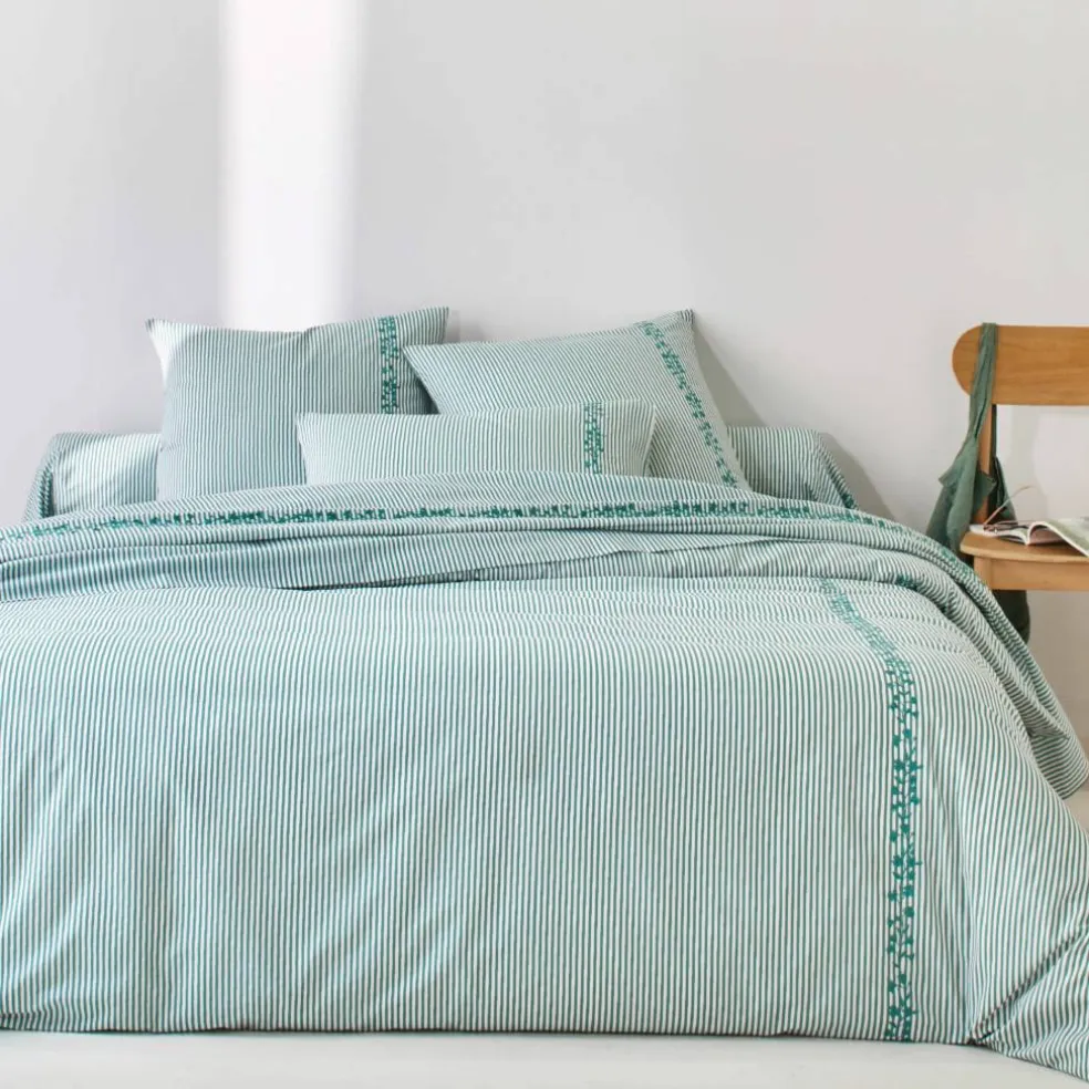 Linge de lit Faustine en coton imprimé